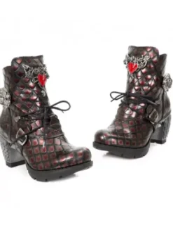 Clearance New Rock Boot Trai -Tr114-C1