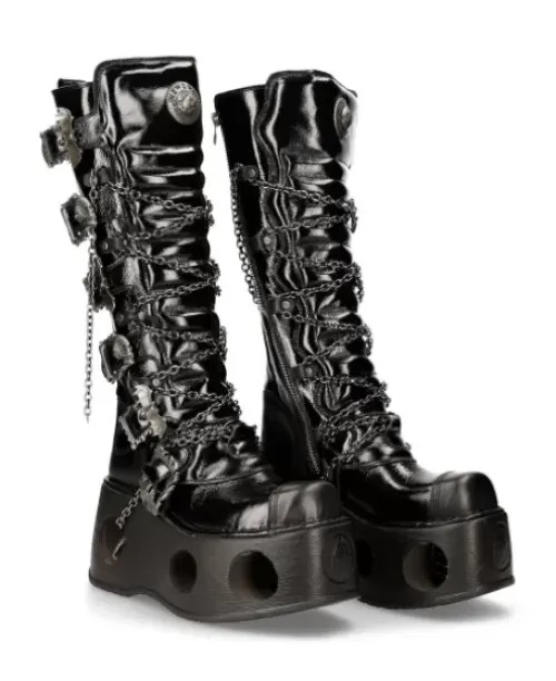 Best New Rock High Boot Back Neptuno -314-C11