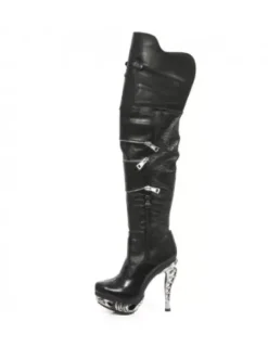 Clearance New Rock High Boot Punk -ag225-C1