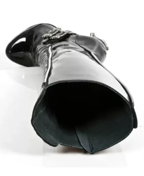 New New Rock High Boot Punk -Rock215-C1