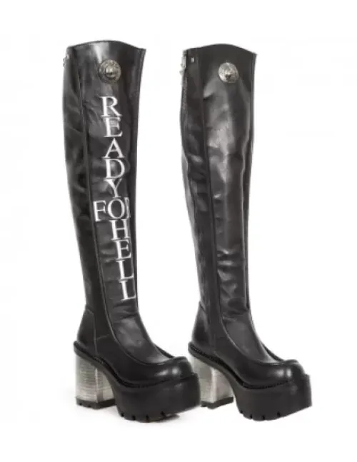 Discount New Rock High Boot Trai -eve28-C1