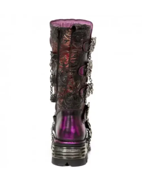 Clearance New Rock High Boot etaic -1013-Cz69