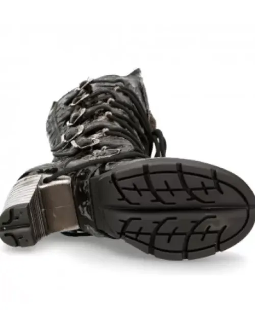 Outlet New Rock High Boot Trai -Tr004-C2