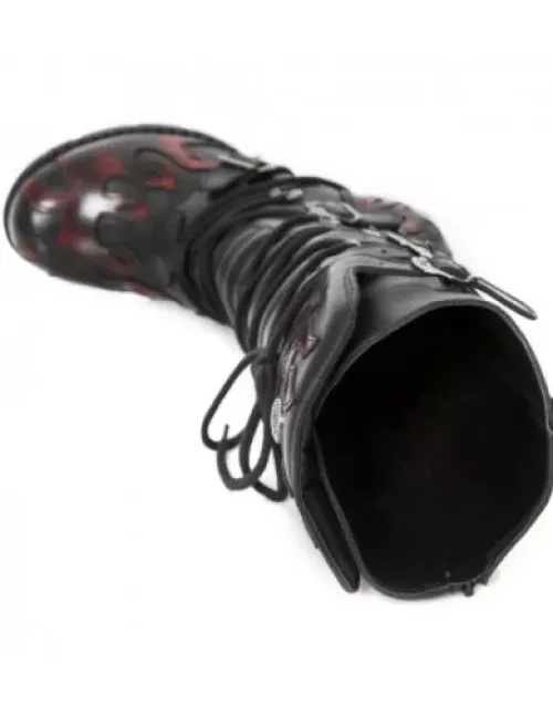 Best New Rock High Boot Trai -Tr138-1